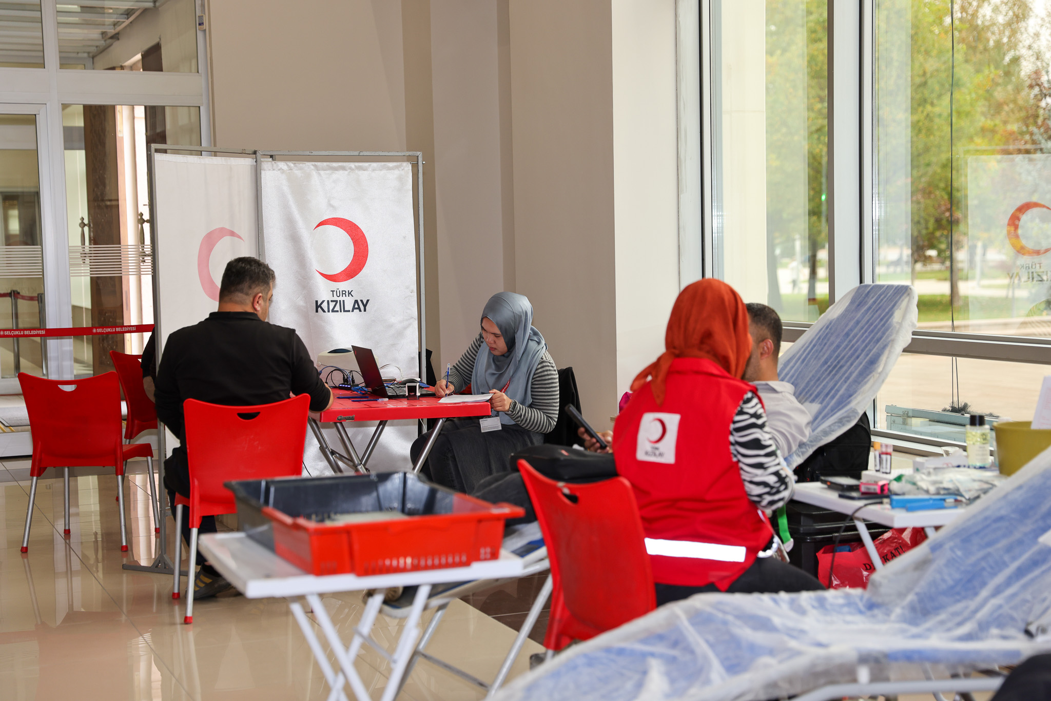 Selçuklu Belediyesi Personeli’nden Kızılay’a kan bağışı desteği