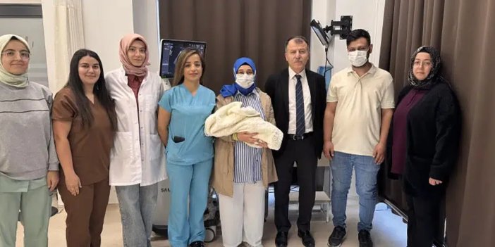 Konya’da tıp başarısı: Riski olan bebek sağlıkla dünyaya geldi
