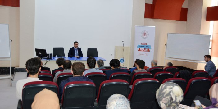 NEÜ ve Meram Müftülüğü iş birliğinde “Gençlerle Gençliğe Dair” konferansı düzenlendi