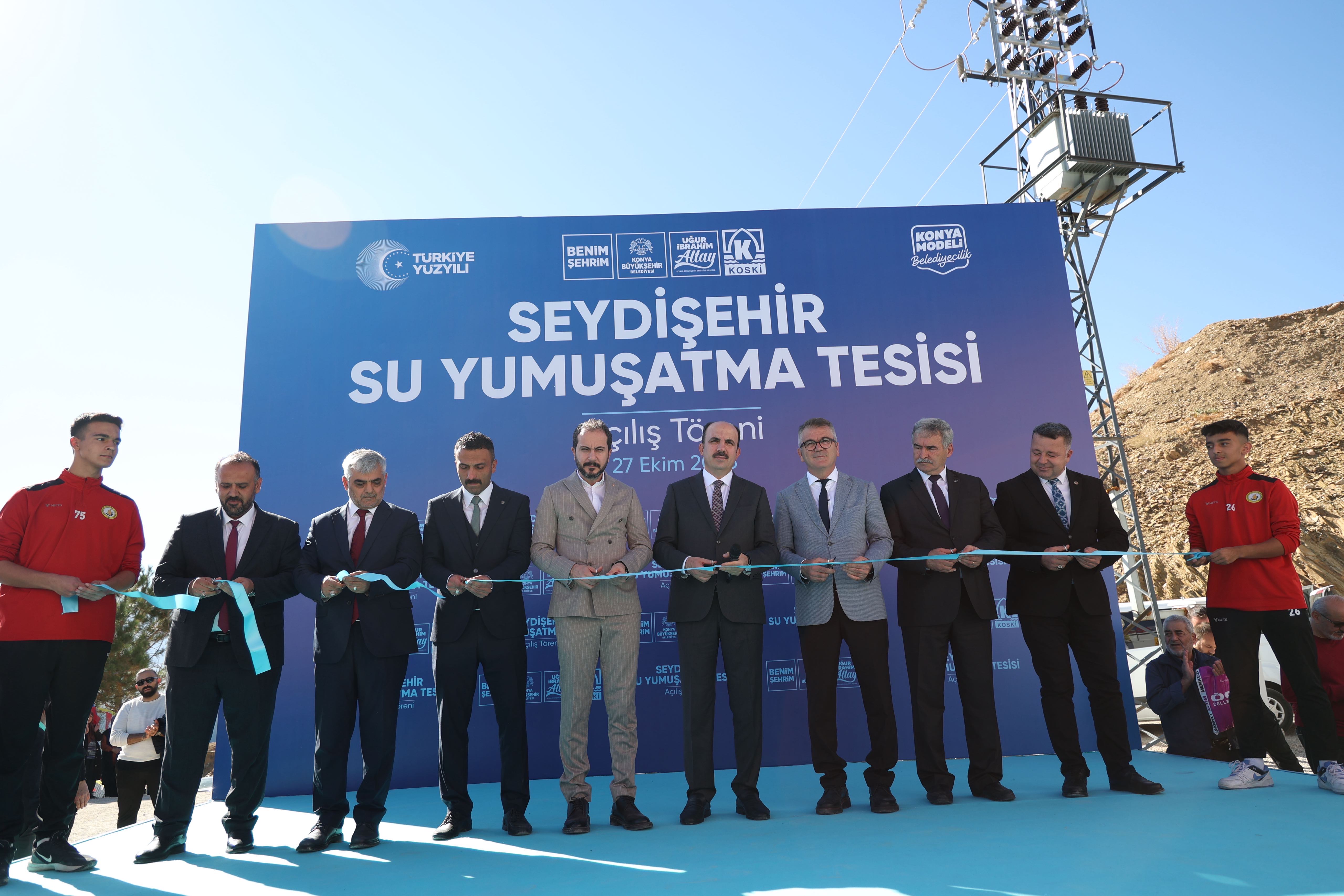 Başkan Altay 65 milyon liralık su yumuşatma tesisini açtı