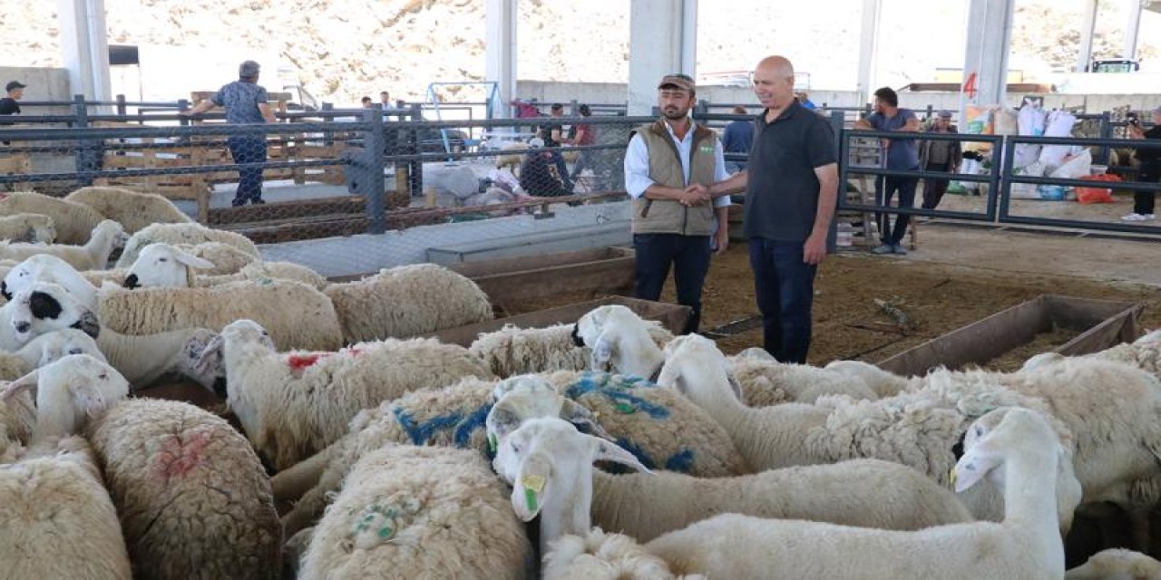 Kurban pazarlarında arife günü hareketliliği