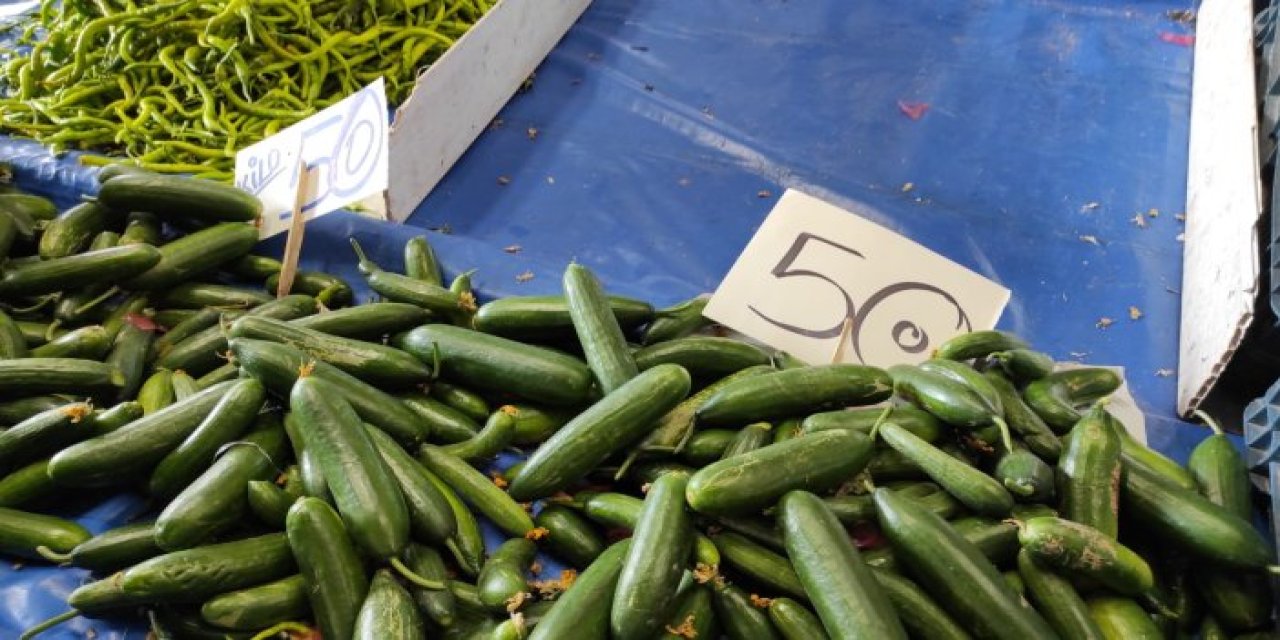 Konya’da salatalığın fiyatı vatandaşı isyan ettirdi