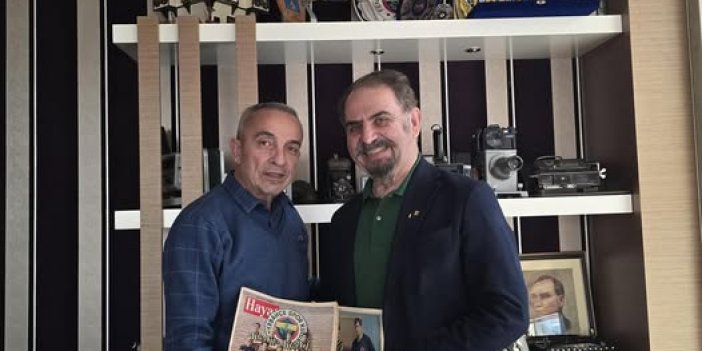 Ergun, Kaşdoğan’a kitap hediye etti