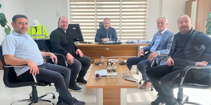 Elektrikçilerden müdürlere ziyaret