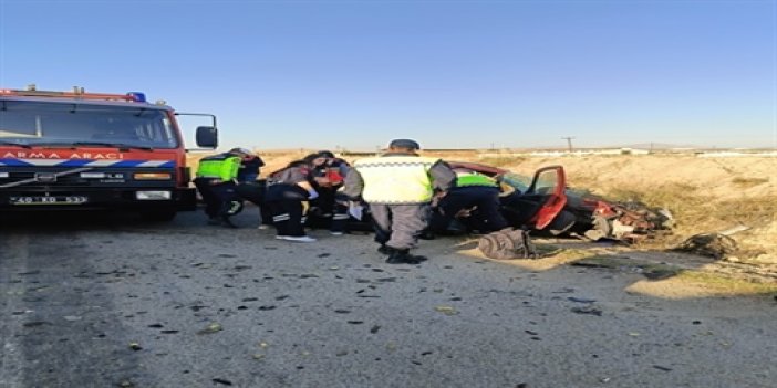 Otomobil ile kamyon çarpıştı: 1 ölü, 1 yaralı