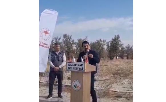 Karapınar’da fidan dikimi: Kaymakam'dan eksikliklere sert tepki