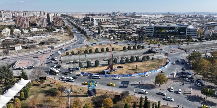 Yeni tramvay hattı kapsamında Otogar Kavşağı’nda düzenleme çalışması başladı