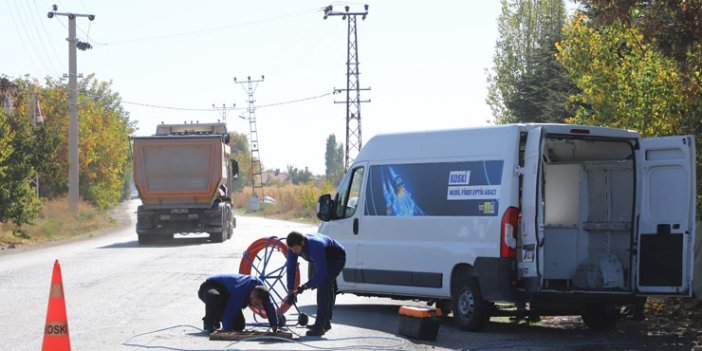 KOSKİ Mobil Fiber Optik Aracı hizmete girdi