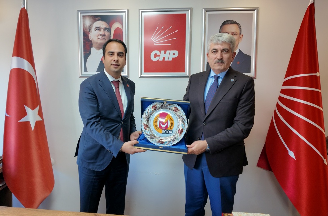 Konya Gazeteciler Cemiyeti'nden Türktaş’a hayırlı olsun ziyareti