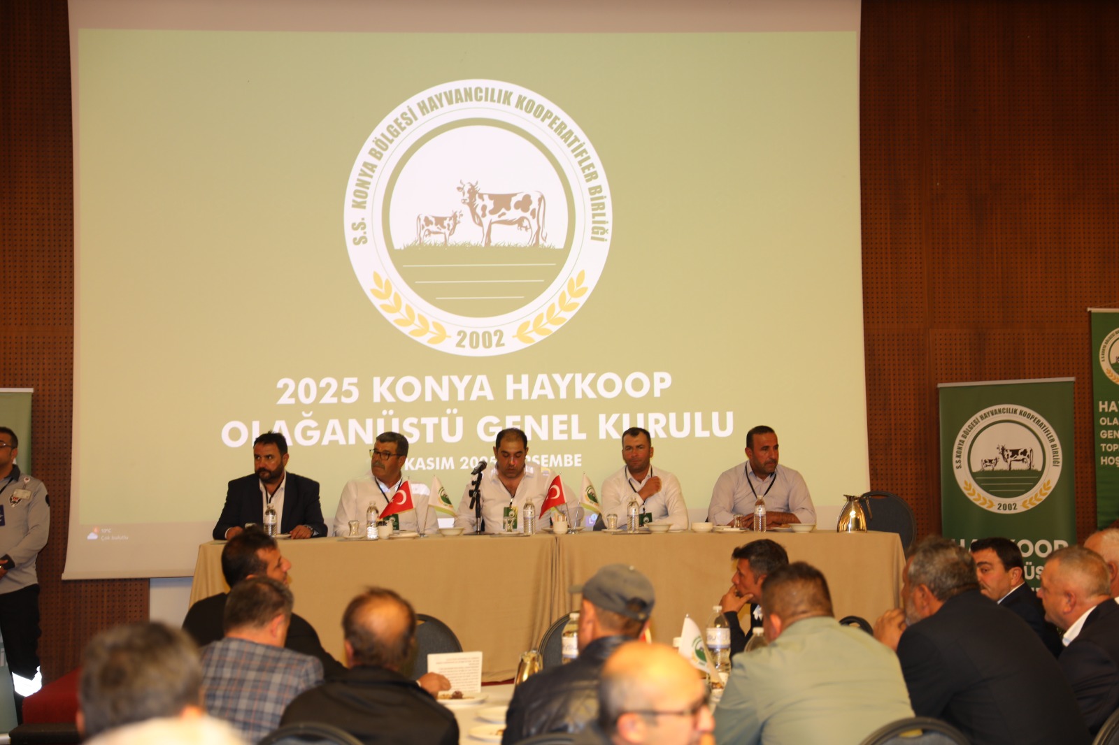 HAYKOOP Konya Bölgesi Olağanüstü Genel Kurulunda Yakup Çiçek güven tazeledi