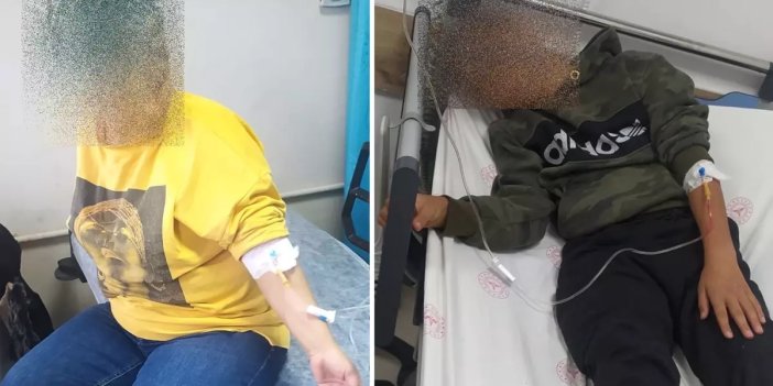 Zincir marketten alıp yediler, oğluyla beraber hastanelik oldular