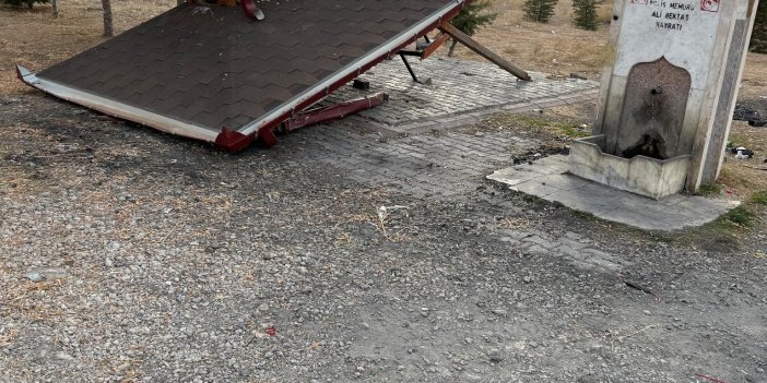 Konya'da şehit adına yaptırılan çeşme çevresi magandalarca talan edildi