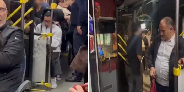 Skandal görüntü! Otobüste herkesin içinde tuvaletini yaptı