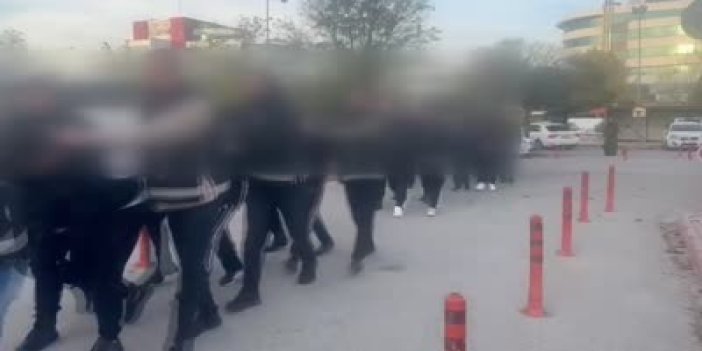 Konya merkezli 2 suç örgütüne yönelik operasyonda 73 şüpheli gözaltına alındı