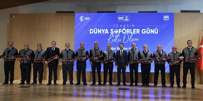 Konya Büyükşehir “30 Kasım Dünya Şoförler Günü" kutlama programı düzenledi