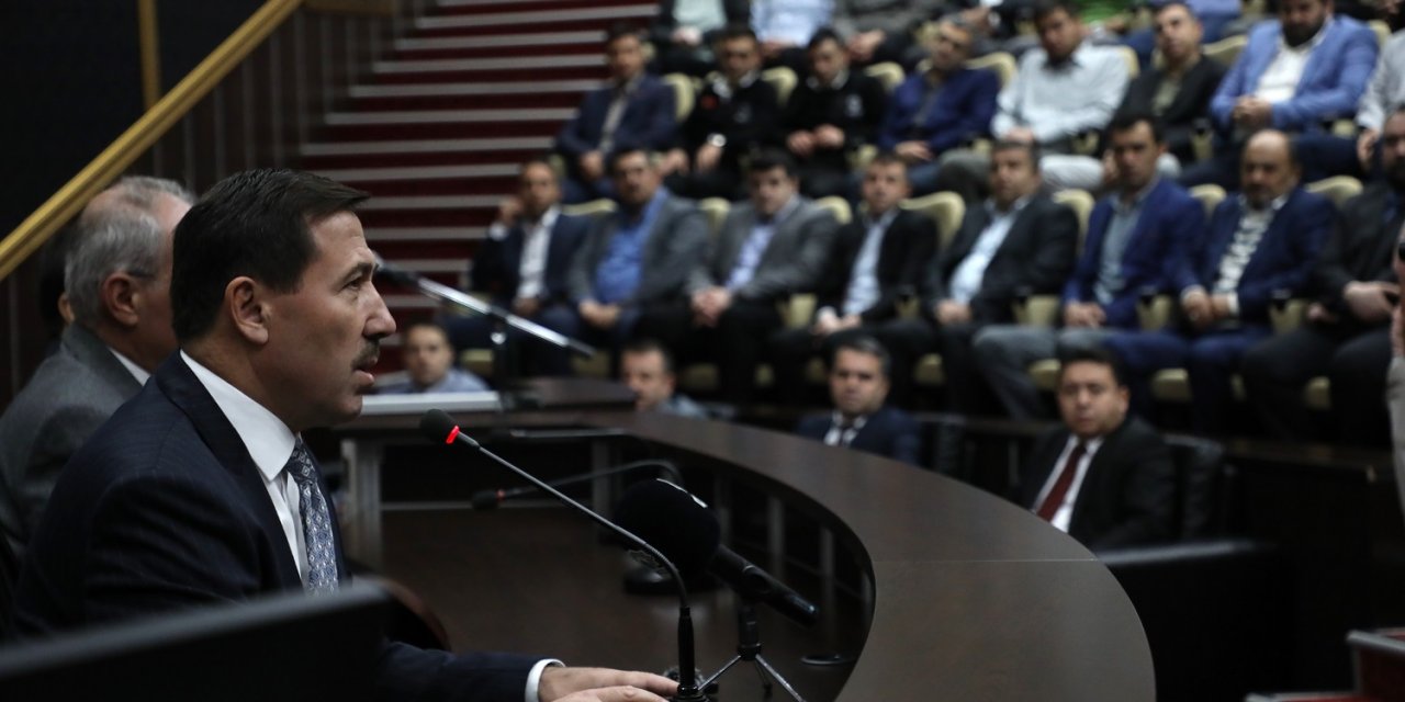 Kılca belediye personeli ile bayramlaştı