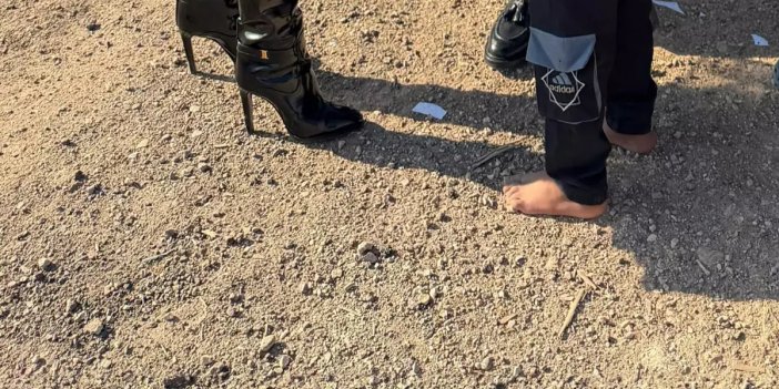 80 bin TL'lik çizmeyle yalın ayak çocukları ziyarete giden AK Partili isim tepki çekti!