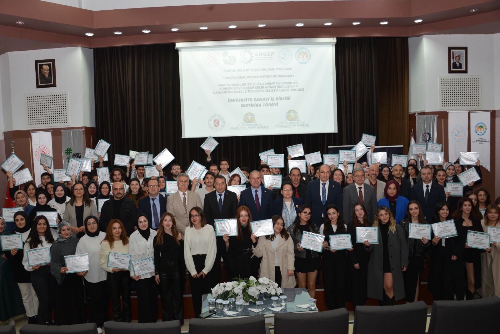 Öğrenciler sertifikalarını aldılar