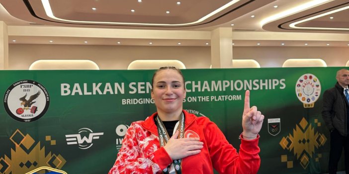 Konyalı sporcudan 3 altın madalya