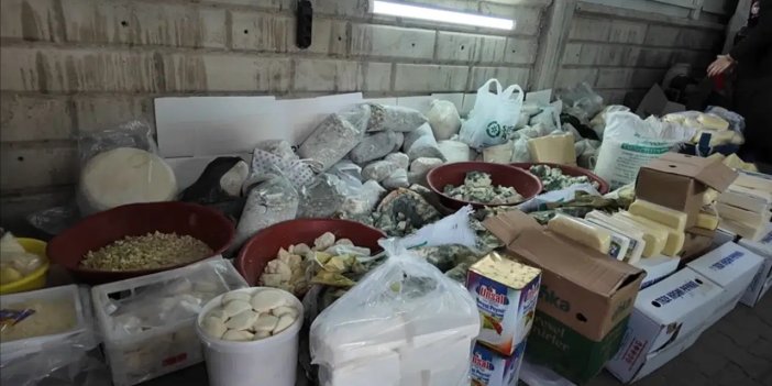 Karaman'da gıda güvenliğini tehdit eden peynirlere el konuldu