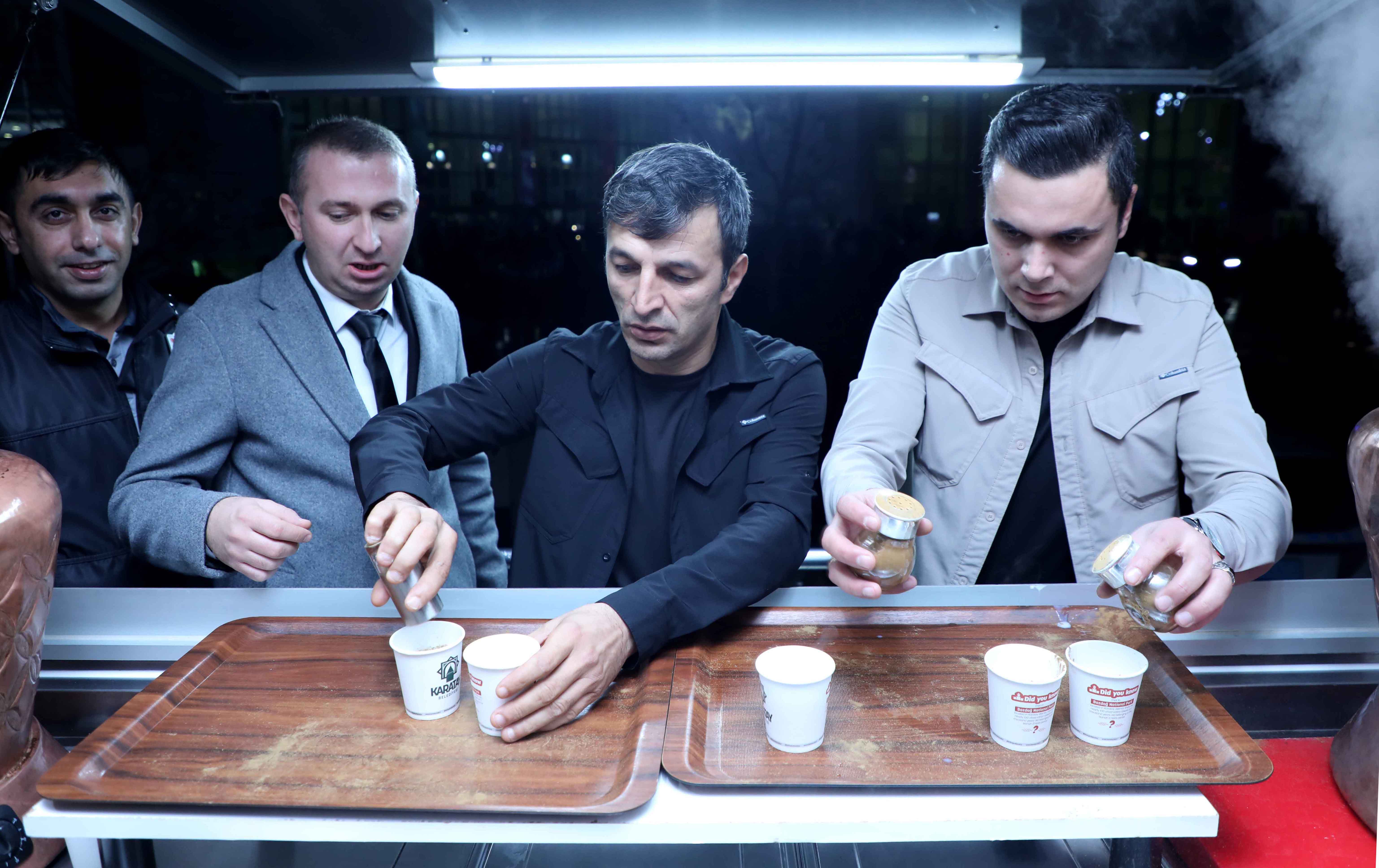 Karatay’da sahlep geleneği bu yıl da sürüyor