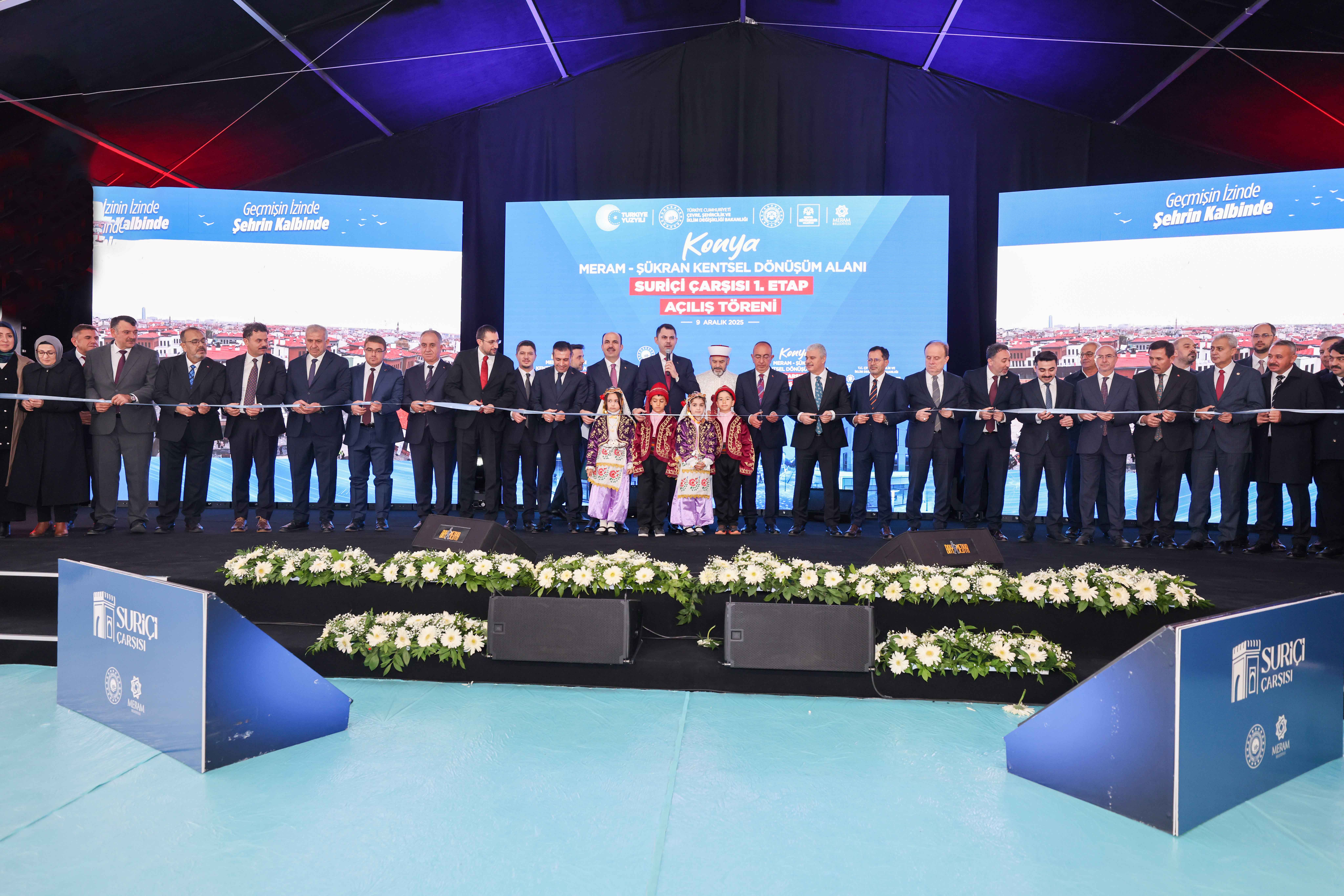 Suriçi Çarşısı Birinci Etap’ın açılışı Bakan Kurum’un katılımıyla gerçekleşti