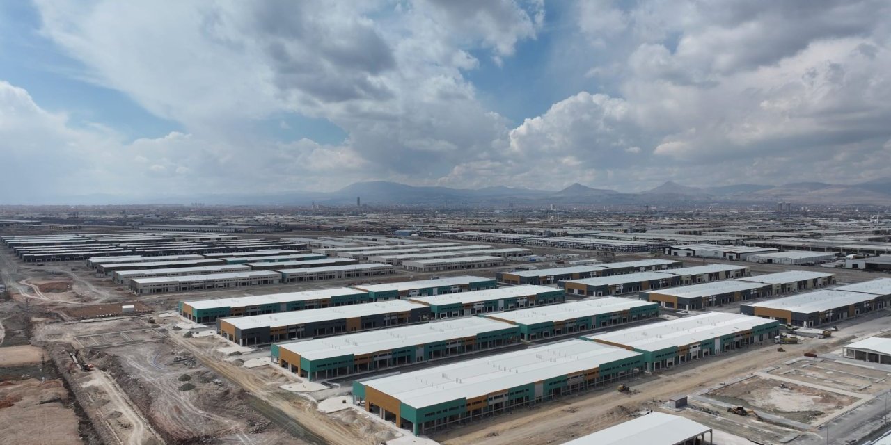 Konya Yeni Motorlu Sanayi Sitesinde kura çekilişi için geri sayım