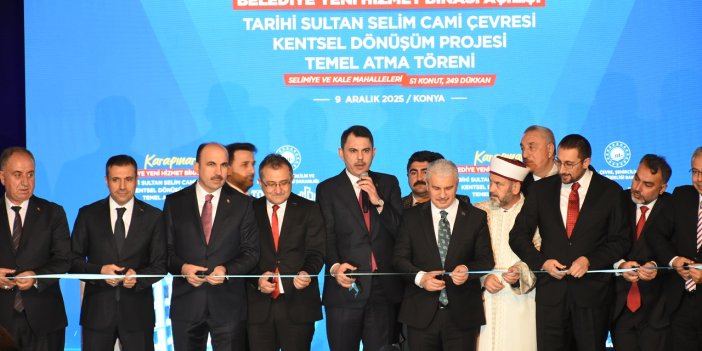 Bakan Kurum Karapınar'da startı verdi: Dönüşüm başladı