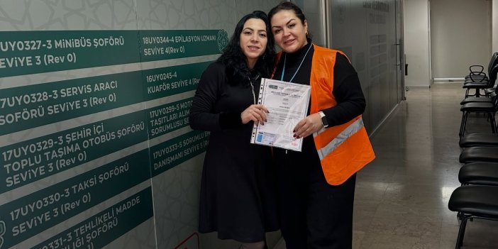 Kursiyerlere sertifikaları dağıtıldı