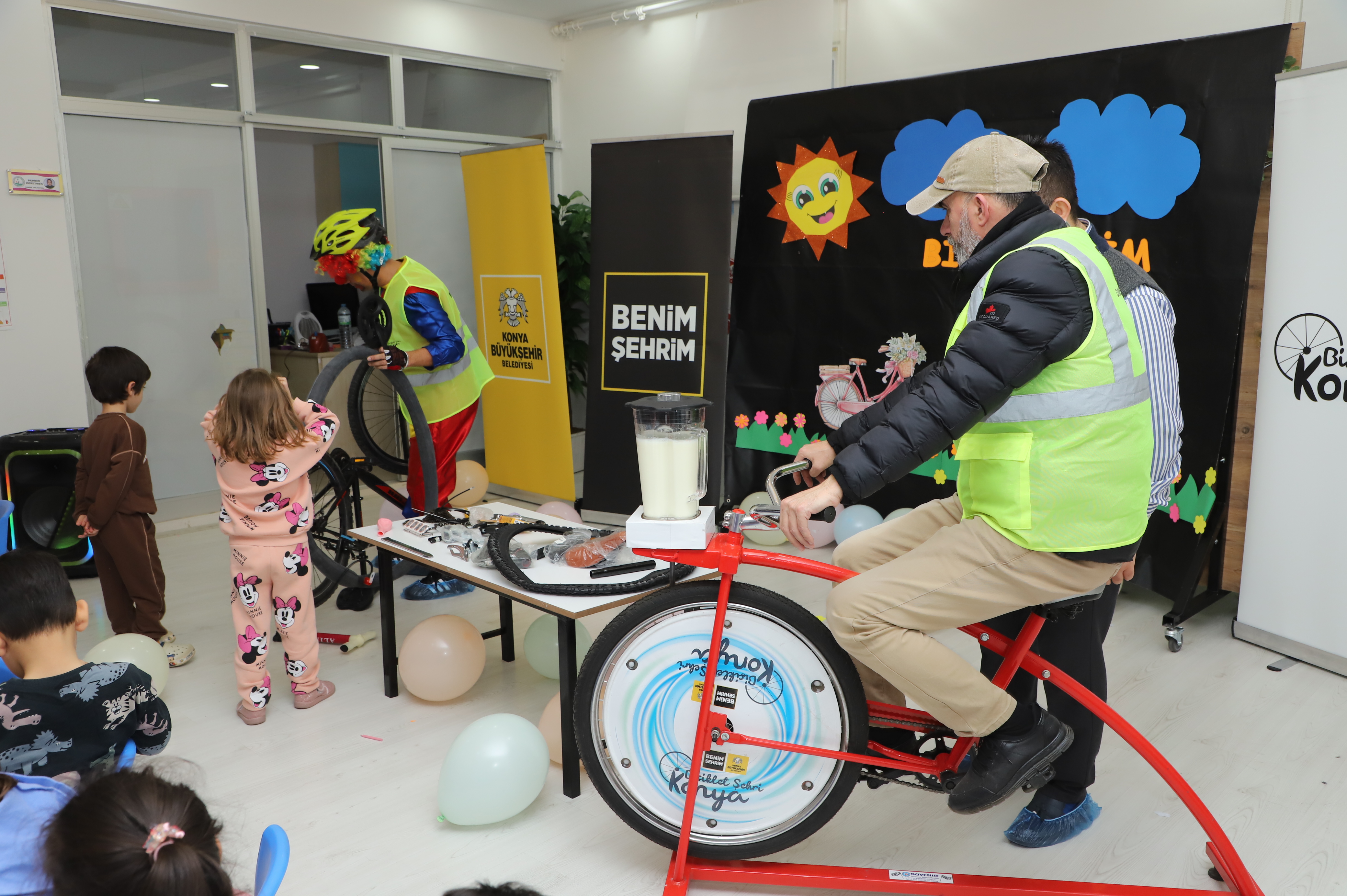 Konya’da anaokullarında bisiklet etkinlikleri başladı