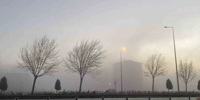 Konya'da göz gözü görmeyecek! AKOM'dan sis uyarısı