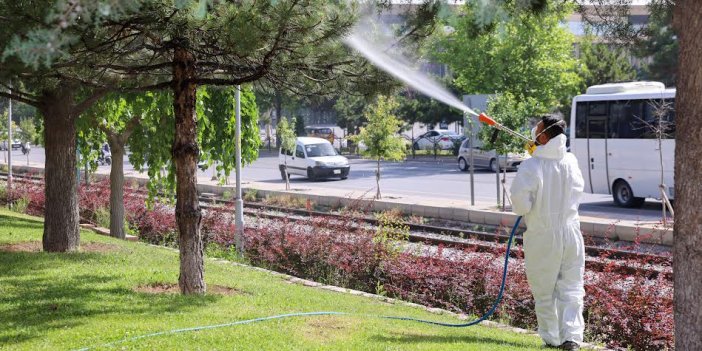 Selçuklu'da haşerelere karşı etkin mücadele sürüyor