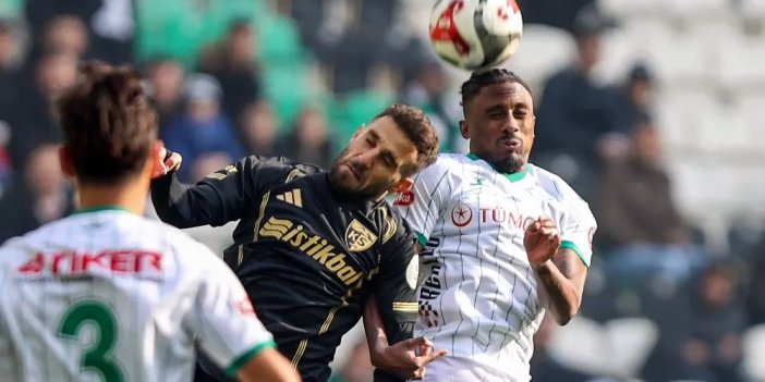 Konyaspor'da kötü gidiş sürüyor! Evinde 2 puan kaybetti