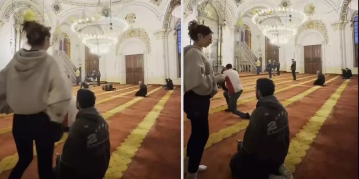 Görüntü Konya'daki bir camiden! Videoyu izleyen herkes Bakan Yerlikaya'yı etiketledi