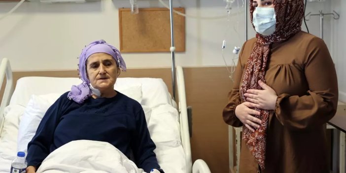 Samsun'da gelin kayınvalidesine karaciğerini verdi