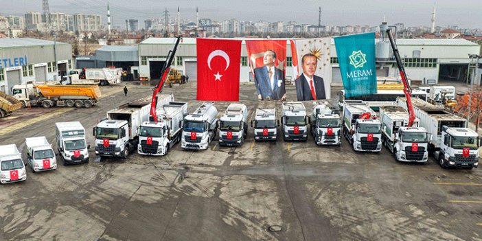 Meram Belediyesi araç filosunu güçlendiriyor