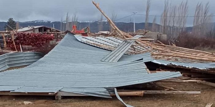 Konya Valisi Akın, kuvvetli rüzgar ve fırtınada zarar gören yerleri inceledi