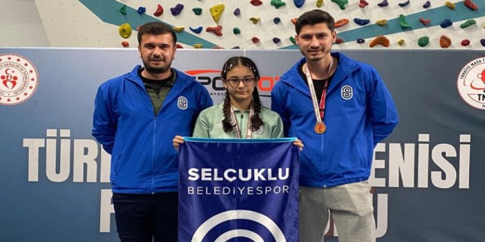 Selçuklulu Ceyda Türkiye 3'üncüsü oldu