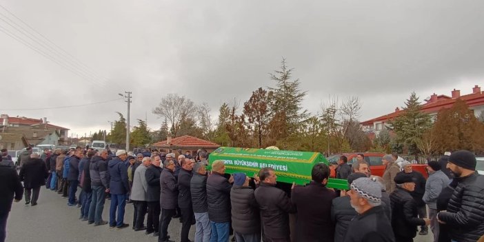 Konya'da eski oda başkanı Yüknü dualarla defnedildi