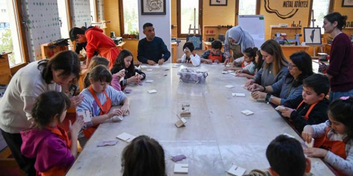 Selçuklu Belediyesi Sanat ve Tasarım Atölyesi, uluslararası öğrencileri ağırladı
