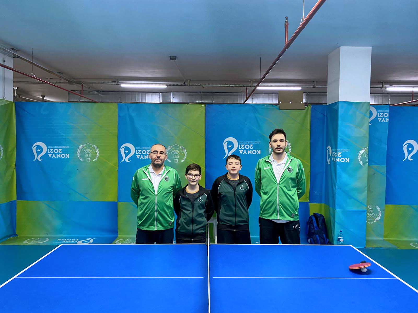 Karatay Masa Tenisi takımından milli gurur