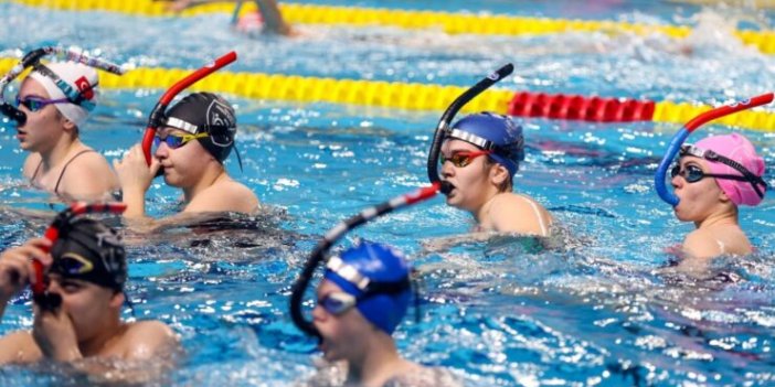 Konya’da yapılan Paletli Yüzme Türkiye Şampiyonası sona erdi