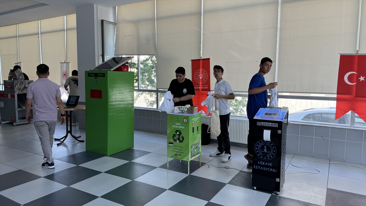 Meslek liselilerin ürettiği makineler, ülke genelinde atıkları ekonomiye kazandırıyor