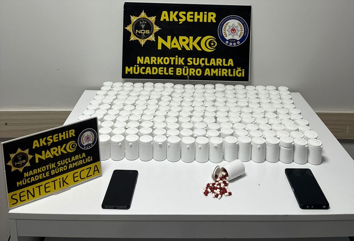 Konya'da uyuşturucu operasyonunda 2 şüpheli tutuklandı