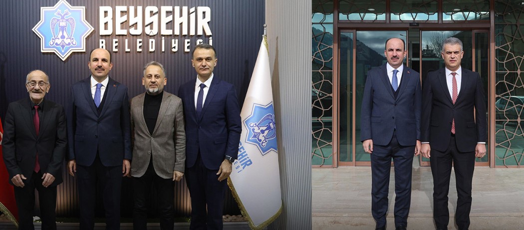 Başkan Altay Beyşehir ve Derebucak Belediyelerini ziyaret etti