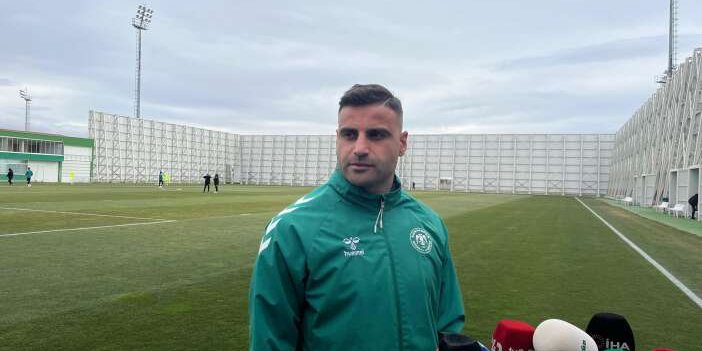 Konyasporlu Deniz Türüç iddialı: 3 puanla dönmek istiyoruz