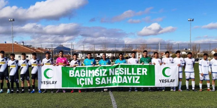 Konya'da amatör spor kulüplerinden Yeşilay'a destek