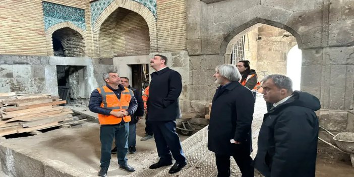 Vakıflar Genel Müdürü Aksu, Konya'da restorasyon çalışmalarını inceledi