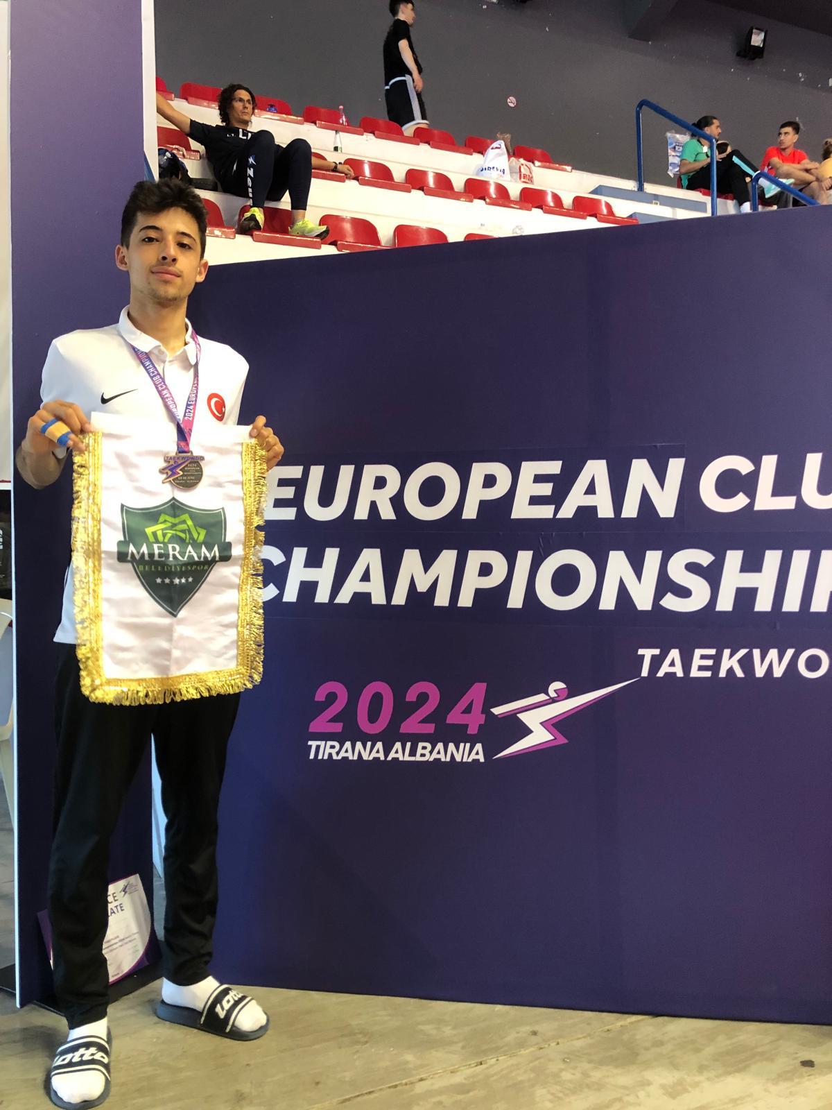 Meram Belediyesporlu Abdullah Dönmez Avrupa üçüncüsü oldu