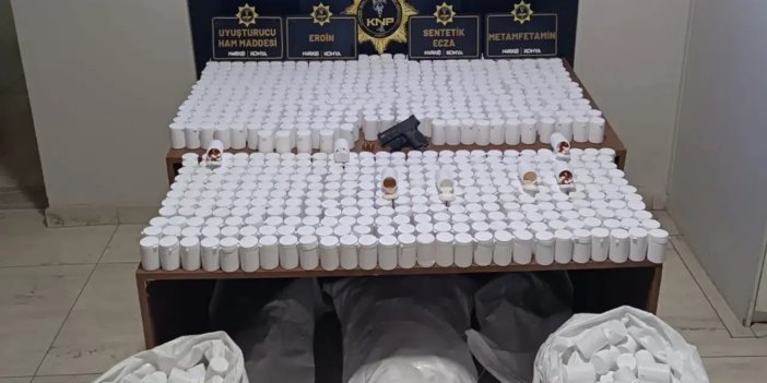 Konya'da uyuşturucu operasyonlarında 1 ayda 187 kişi tutuklandı